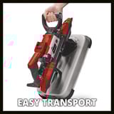 EINHELL Power X-Change Akku-Bandsäge TE-MB 18/127 U Li-Solo, 18Volt, Sega a nastro rosso/Nero