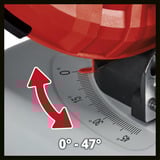 EINHELL Power X-Change Akku-Bandsäge TE-MB 18/127 U Li-Solo, 18Volt, Sega a nastro rosso/Nero