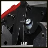 EINHELL Power X-Change Akku-Bandsäge TE-MB 18/127 U Li-Solo, 18Volt, Sega a nastro rosso/Nero