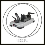 EINHELL Power X-Change Akku-Bandsäge TE-MB 18/127 U Li-Solo, 18Volt, Sega a nastro rosso/Nero