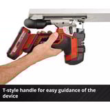 EINHELL Seghetto alternativo a batteria professionale TP-JST 18/135 Li BL - Solo, 18 Volt, Puzzle rosso/Nero