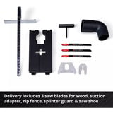 EINHELL Seghetto alternativo a batteria professionale TP-JST 18/135 Li BL - Solo, 18 Volt, Puzzle rosso/Nero