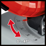 EINHELL TE-MB 18/127 U Li-Solo, 4504215, Sega a nastro rosso/Nero