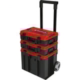 EINHELL Valigia di sistema E-Case Tower, Carrelli per attrezzi Nero/Rosso
