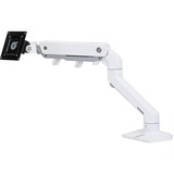 Ergotron HX Series 45-647-216 supporto da tavolo per Tv a schermo piatto 124,5 cm (49") Bianco Scrivania, Base per monitor bianco, Morsa, 19,1 kg, 124,5 cm (49"), 100 x 100 mm, Regolazione altezza, Bianco