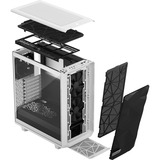 Fractal Design Meshify 2 Compact Tower Bianco bianco/Nero, Tower, PC, Bianco, ATX, micro ATX, Mini-ITX, Acciaio, Vetro temperato, Giocare