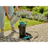 GARDENA 11138-20 spruzzatore da giardino Spruzzatore da giardino a spalla 5 L, Spruzzatore pompa & pressione grigio/Turchese, Spruzzatore da giardino a spalla, 5 L, Nero, Esterno