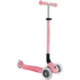 GLOBBER Primo Foldable Plus Lights, Scooter rosa/Rosa