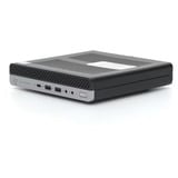 HP Elitedesk 800 G5 DM ricondizionato, Mini-PC Nero/Argento