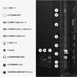 Hisense 100E7DS PRO televisore Hi-QLED, QLED TV Nero/grigio scuro