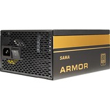 Inter-Tech SAMA FTX-850-B ARMOR alimentatore per computer 850 W 20+4 pin ATX ATX Nero Nero, 850 W, 110 - 240 V, 850 W, 47 - 63 Hz, 6 - 15 A, Attivo