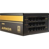 Inter-Tech SAMA FTX-850-B ARMOR alimentatore per computer 850 W 20+4 pin ATX ATX Nero Nero, 850 W, 110 - 240 V, 850 W, 47 - 63 Hz, 6 - 15 A, Attivo