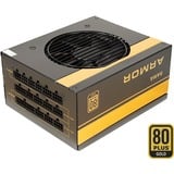 Inter-Tech SAMA FTX-850-B ARMOR alimentatore per computer 850 W 20+4 pin ATX ATX Nero, Alimentatore PC Nero, 850 W, 110 - 240 V, 850 W, 47 - 63 Hz, 6 - 15 A, Attivo
