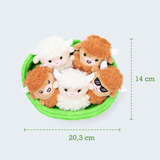 Just Play Mucche Highland di supporto emotivo, Peluche animali 