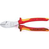 KNIPEX 74 06 200 pinza Pinze da taglio diagonale, Pinze di taglio rosso/Giallo, Pinze da taglio diagonale, Acciaio al cromo vanadio, Plastica, Rosso/Arancione, 20 cm, 308 g