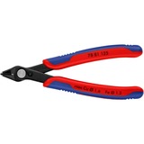 KNIPEX Electronic Super Knips 78 81 125, Pinze per elettronica rosso/Blu