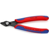 KNIPEX Electronic Super Knips 78 81 125, Pinze per elettronica rosso/Blu