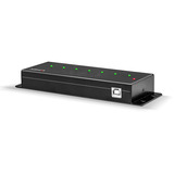Lindy 42794, Hub USB Nero