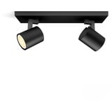 Philips Hue White Ambiance Runner Doppio Spot, Luce LED Nero