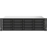 QNAP TS-1673AU-RP-16G server NAS e di archiviazione Armadio (3U) Collegamento ethernet LAN Nero, Grigio V1500B NAS, Armadio (3U), Ryzen Embedded, V1500B, Nero, Grigio