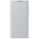 SAMSUNG Smart Led View Cover per Galaxy S22 Ultra, Light Gray, Custodia per telefono grigio chiaro, Light Gray, Custodia flip a libro, Samsung, Galaxy S22 Ultra, 17,3 cm (6.8"), Grigio chiaro