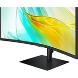Samsung Monitor HRM ViewFinity S6 - S65UC da 34'' WQHD Curvo, Monitor LED Nero, 86,4 cm (34"), 3440 x 1440 Pixel, UltraWide Quad HD, LCD, 5 ms, Nero