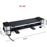 Steba Raclette in ghisa RC 140 Nero/in acciaio inox
