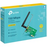 TP-Link TL-WN781ND scheda di rete e adattatore Interno WLAN 150 Mbit/s Interno, Wireless, PCI Express, WLAN, 150 Mbit/s, Verde, Vendita al dettaglio