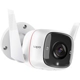 TP-Link Tapo TC65 videocamera di sorveglianza da esterno, Telecamera di sorveglianza bianco/Nero, Telecamera di sicurezza IP, Esterno, Con cavo e senza cavo, Amazon Alexa & Google Assistant, CE, Soffitto/muro