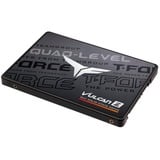 Team Group VULCAN Z QLC 2 TB, Disco a stato solido Nero/grigio