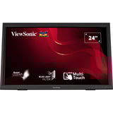 ViewSonic TD2423 Monitor PC 59,9 cm (23.6") 1920 x 1080 Pixel Full HD LED Touch screen Multi utente Nero, Monitor LED Nero (opaco), 59,9 cm (23.6"), 1920 x 1080 Pixel, Full HD, LED, 7 ms, Nero