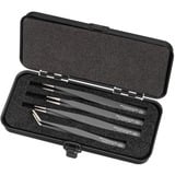 Wiha Set di pinzette SMD Professional ESD, Pinza da presa Nero