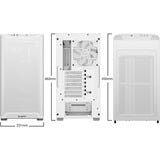 be quiet! BG075, Chassis Tower bianco