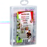 fischer Profi-Box DuoPower / DuoTec + viti, Tassello grigio chiaro/Rosso