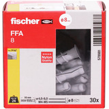 fischer Tassello per calcestruzzo cellulare FFA 8 grigio chiaro