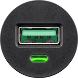 goobay 45162 Caricabatterie per dispositivi mobili Nero Auto Nero, Auto, Accendisigari, 12 V, Nero