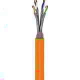 goobay Cavo di rete Cat.7a S/FTP (PiMF) Dca arancione 