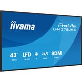 iiyama LH4375UHS-B2AG Nero (opaco)