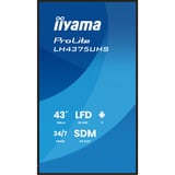 iiyama LH4375UHS-B2AG Nero (opaco)