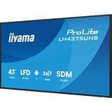 iiyama LH4375UHS-B2AG, Public Display Nero (opaco)