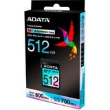 ADATA Premier Extreme SDXC 512 GB, Scheda di memoria Nero