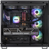 ALTERNATE AGP-WINDOW-AMD-011, PC Gaming Nero/trasparente