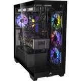 ALTERNATE Custom PC Series • iCUE Red Elements Gaming-PC, PC Gaming Nero/trasparente