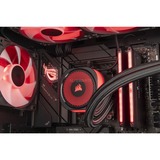 ALTERNATE Custom PC Series • iCUE Red Elements Gaming-PC, PC Gaming Nero/trasparente