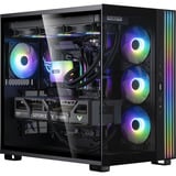 ALTERNATE Gaming-PC Window Edition • RTX 5090 • AMD Ryzen™ 7 9800X3D • 64 GB RAM, PC Gaming Nero/trasparente
