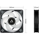 ARCTIC P14 PWM PST A-RGB 0dB Case per computer Ventilatore 14 cm Nero 1 pz, Ventola Nero, Ventilatore, 14 cm, 0 Giri/min, 1900 Giri/min, 0,3 son, 117,06 m³/h