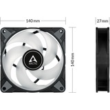 ARCTIC P14 PWM PST A-RGB, Ventola Nero