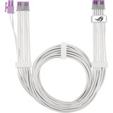 ASUS ROG-EQUALIZER, Cavo bianco, PCI-E (16-pin), PCI-E x16 (Gen 4.0), 0,75 m, Maschio, Maschio, Dritto