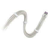 ASUS ROG-EQUALIZER, Cavo bianco, PCI-E (16-pin), PCI-E x16 (Gen 4.0), 0,75 m, Maschio, Maschio, Dritto