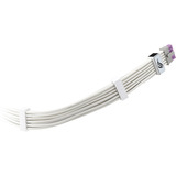 ASUS ROG-EQUALIZER, Cavo bianco, PCI-E (16-pin), PCI-E x16 (Gen 4.0), 0,75 m, Maschio, Maschio, Dritto